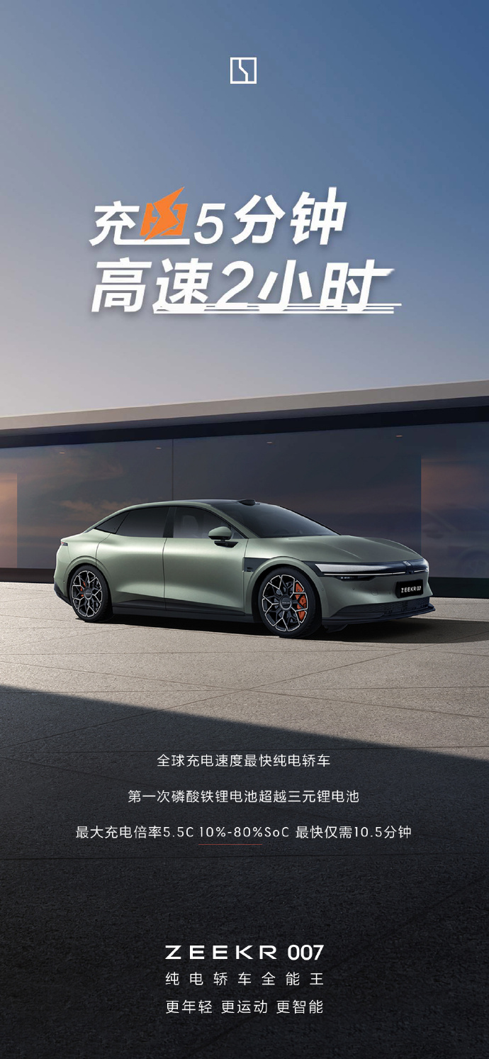 极氪007GT更多官图发布,二季度上市,将全系标配浩瀚智驾2.0