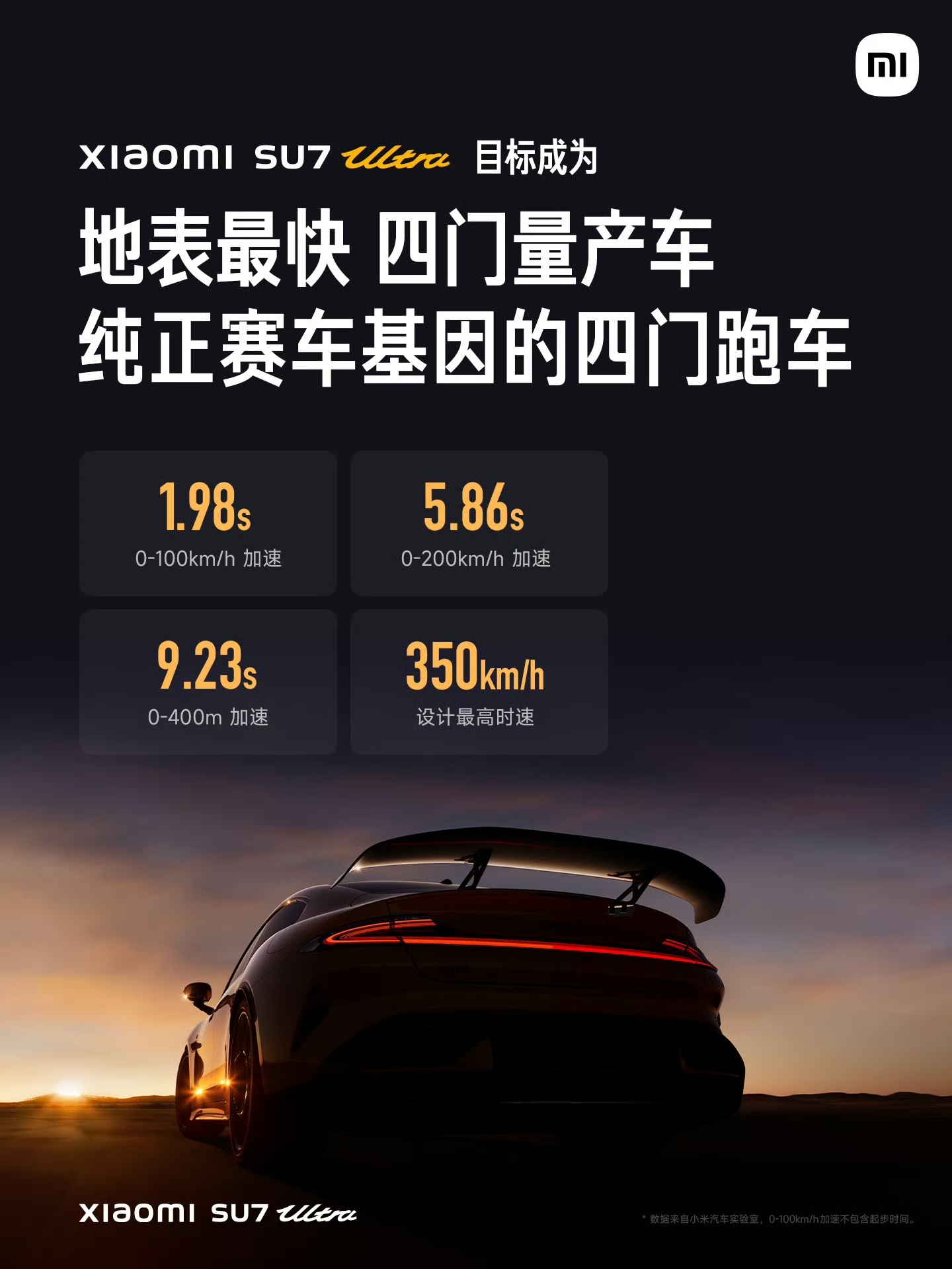 小米SU7起飞了：斩获新势力车型销量第一！